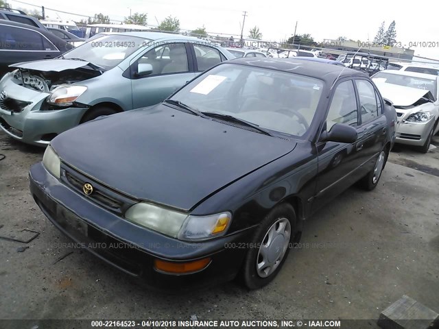 1NXBB02E0VZ589302 - 1997 TOYOTA COROLLA DX BLACK photo 2