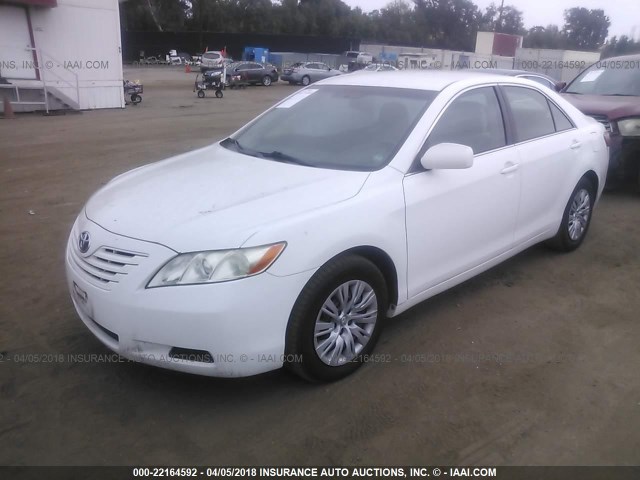 4T1BE46K67U711176 - 2007 TOYOTA CAMRY NEW GENERAT CE/LE/XLE/SE WHITE photo 2