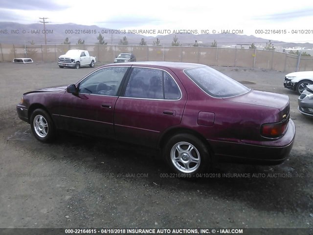 JT2BG12K3T0340202 - 1996 TOYOTA CAMRY DX/LE/XLE BURGUNDY photo 3