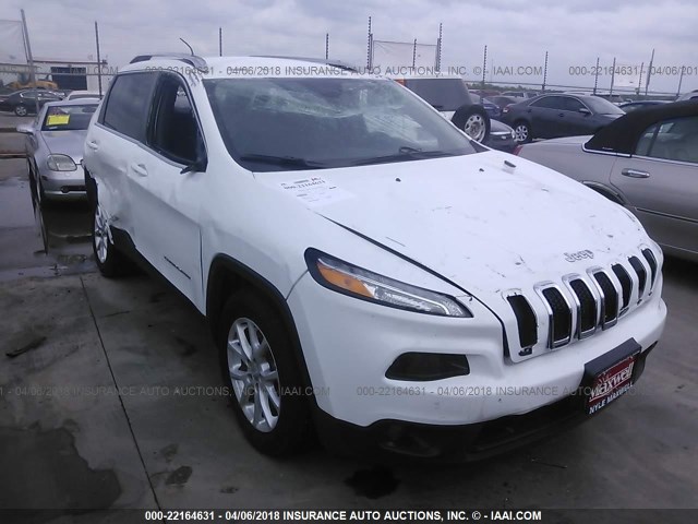 1C4PJLCB2JD543970 - 2018 JEEP CHEROKEE LATITUDE WHITE photo 1