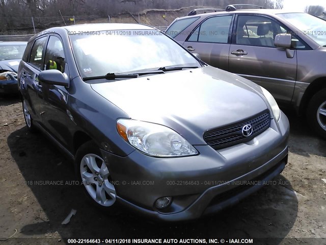 2T1KR32E07C648365 - 2007 TOYOTA COROLLA MATRIX XR GRAY photo 1