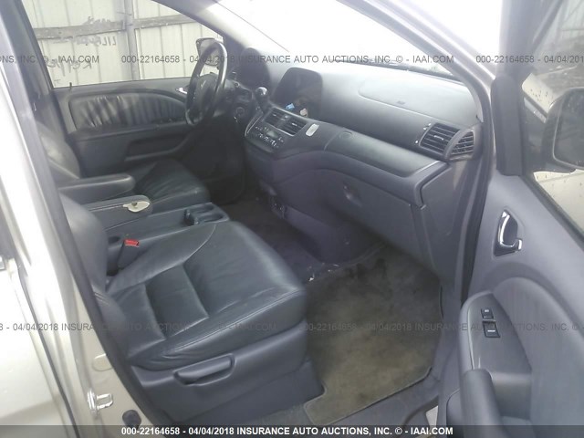 5FNRL38617B424954 - 2007 HONDA ODYSSEY EXL ვერცხლისფერი ფოტო 5