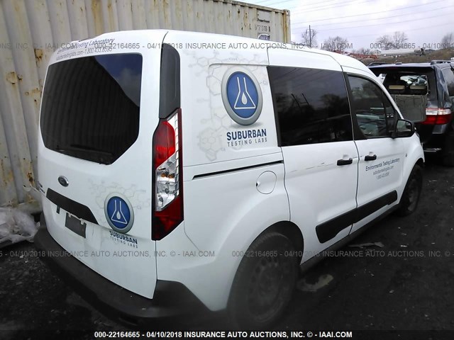 NM0LE6F76F1223455 - 2015 FORD TRANSIT CONNECT XLT WHITE photo 4