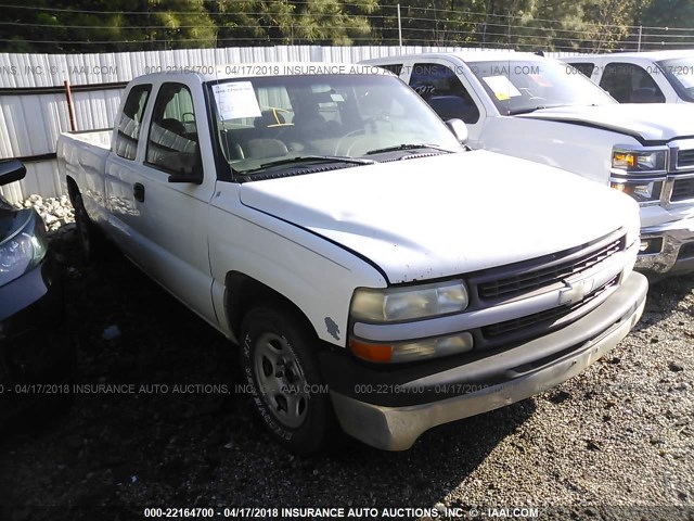 1GCEC19V3XE191461 - 1999 CHEVROLET SILVERADO C1500 WHITE photo 1