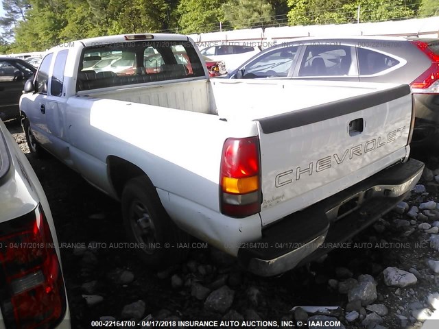 1GCEC19V3XE191461 - 1999 CHEVROLET SILVERADO C1500 WHITE photo 3