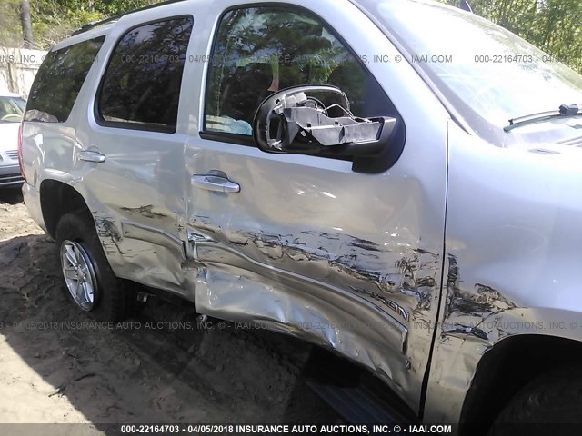 1GKS1AE01CR148053 - 2012 GMC YUKON SLE SILVER photo 6