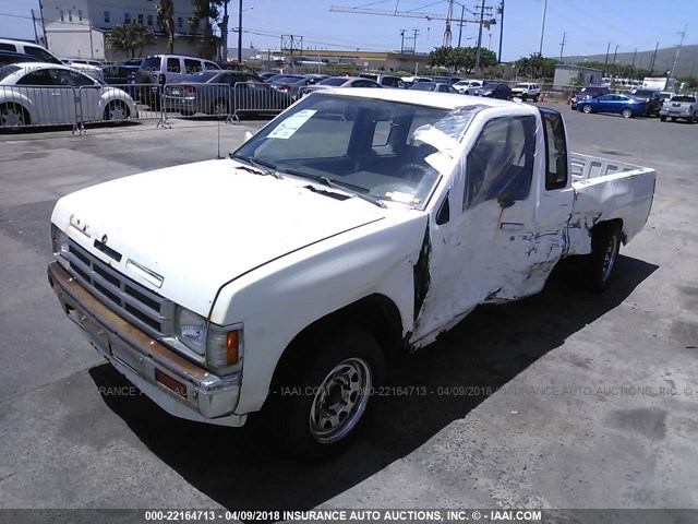 1N6HD16S7MC321542 - 1991 NISSAN TRUCK KING CAB SE WHITE photo 2