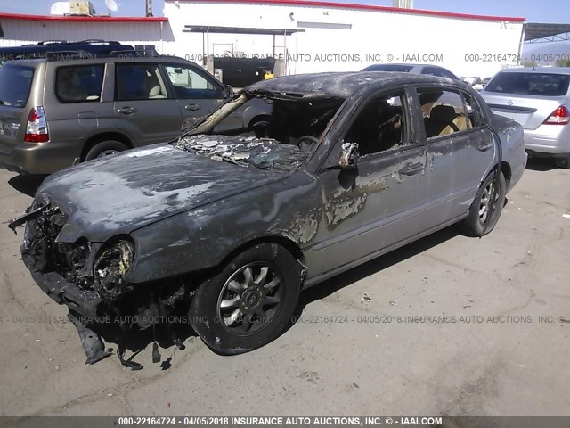 KNALD124545030009 - 2004 KIA AMANTI SILVER photo 2