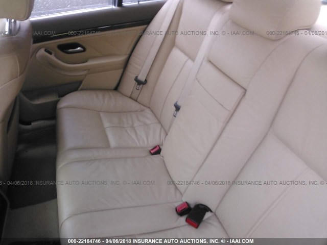 WBADT63422CH86797 - 2002 BMW 530 I AUTOMATIC GRAY photo 8