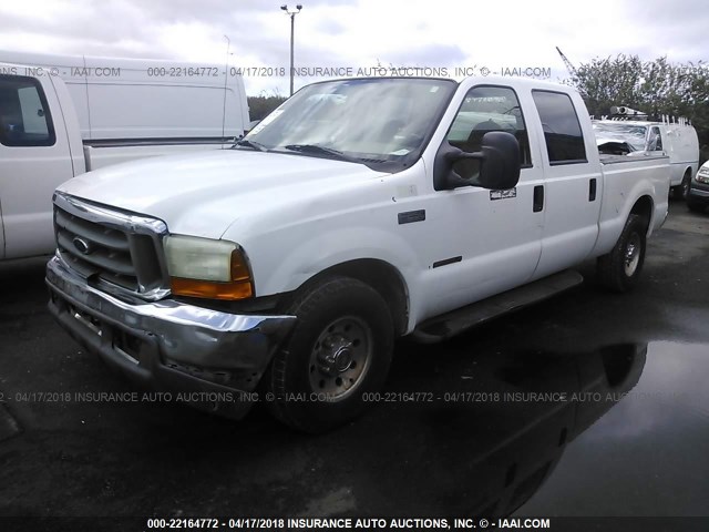 1FTNW20F9YED34188 - 2000 FORD F250 SUPER DUTY WHITE photo 2