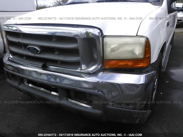 1FTNW20F9YED34188 - 2000 FORD F250 SUPER DUTY WHITE photo 6