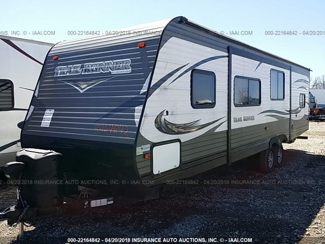5SFEB332XGE313078 - 2016 HEARTLAND TRAIL RUNNER  WHITE photo 2