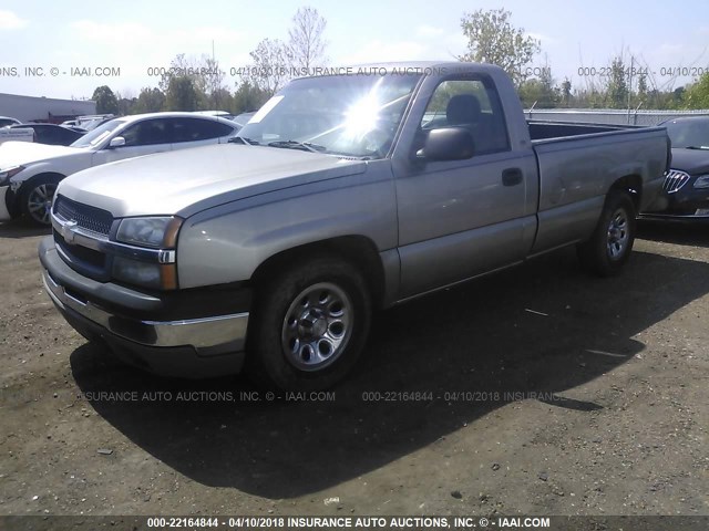 1GCEC14X03Z112064 - 2003 CHEVROLET SILVERADO C1500 Pewter photo 2