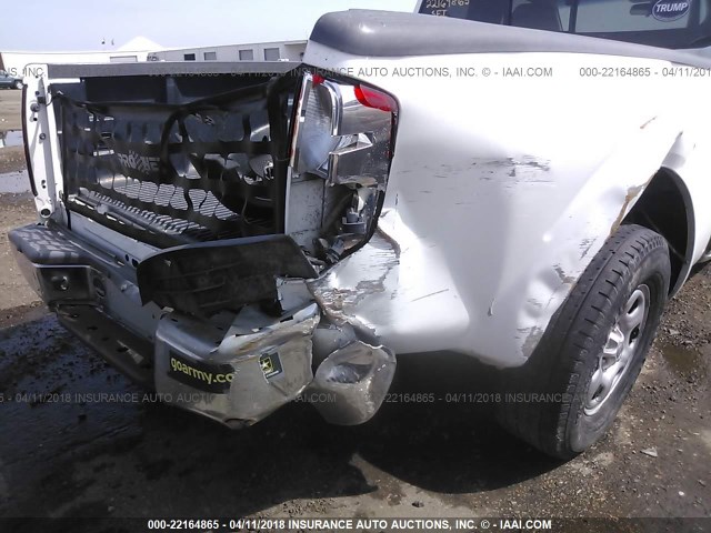 1N6BD06T78C411269 - 2008 NISSAN FRONTIER KING CAB XE/KING CAB SE WHITE photo 6