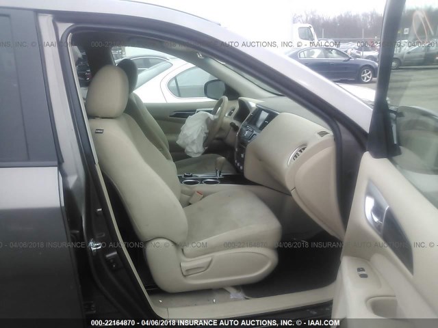 5N1AR2MM2EC606338 - 2014 NISSAN PATHFINDER S/SV/SL/PLATINUM 棕色 照片 5