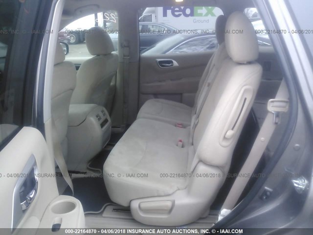 5N1AR2MM2EC606338 - 2014 NISSAN PATHFINDER S/SV/SL/PLATINUM 棕色 照片 8