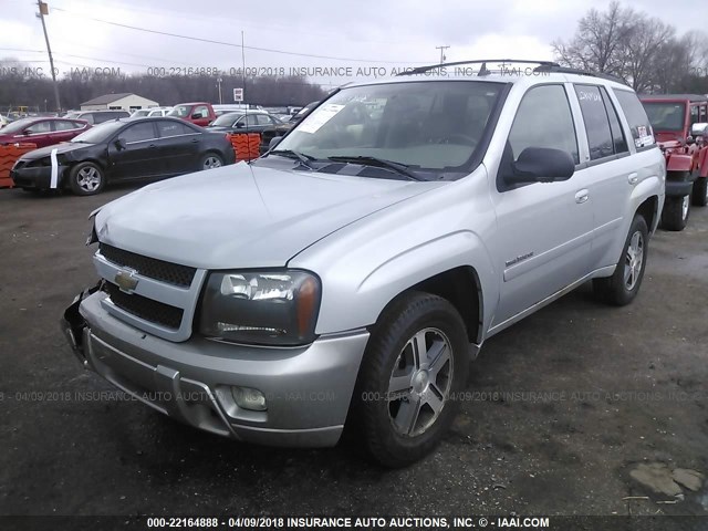 1GNDT13SX72155236 - 2007 CHEVROLET TRAILBLAZER LS/LT SILVER photo 2