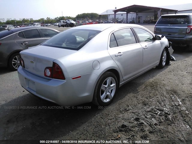 1G1ZA5EUXCF161494 - 2012 CHEVROLET MALIBU LS 银色 照片 4