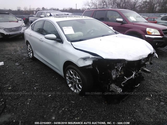 1C3CCCEG0FN644237 - 2015 CHRYSLER 200 C WHITE photo 1