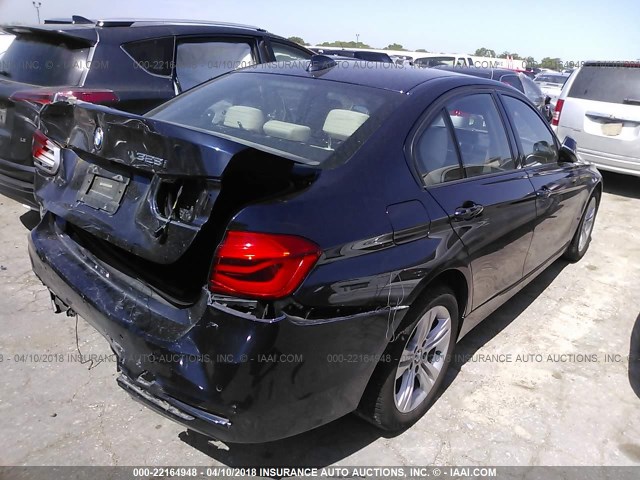 WBA8E9G51GNT86576 - 2016 BMW 328 I SULEV BLUE photo 4