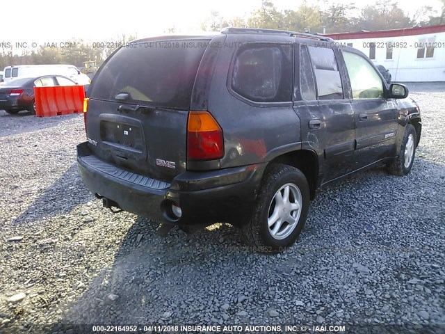 1GKDT13S852279774 - 2005 GMC ENVOY BLACK photo 4