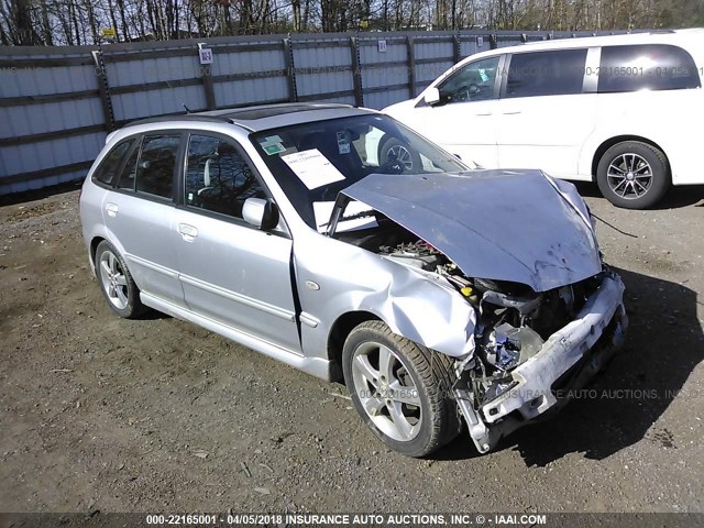 JM1BJ245431189080 - 2003 MAZDA PROTEGE PR5 SILVER photo 1