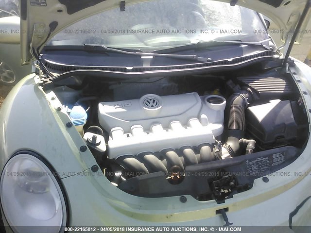 3VWPW3AG4AM009676 - 2010 VOLKSWAGEN NEW BEETLE 绿色 照片 10