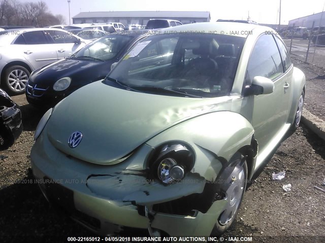 3VWPW3AG4AM009676 - 2010 VOLKSWAGEN NEW BEETLE 绿色 照片 2