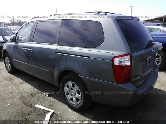 KNDMB233266057903 - 2006 KIA SEDONA EX/LX Light Blue photo 3