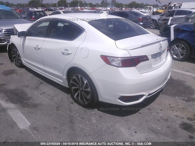 19UDE2F83GA012046 - 2016 ACURA ILX PREMIUM STYLE/TECH STYLE WHITE photo 3