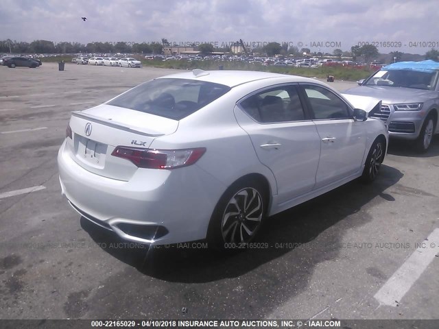 19UDE2F83GA012046 - 2016 ACURA ILX PREMIUM STYLE/TECH STYLE WHITE photo 4