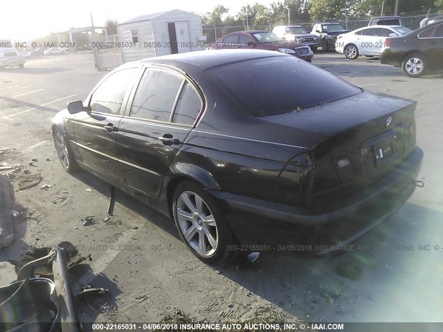 WBAET37402NG74193 - 2002 BMW 325 I BLACK photo 3