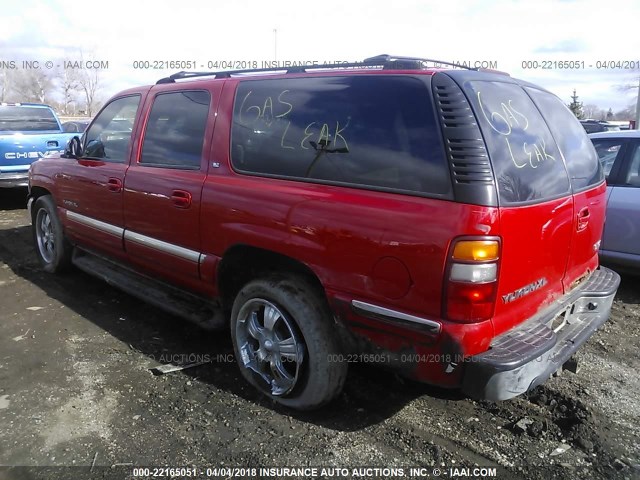 1GKEC16Z22J147107 - 2002 GMC YUKON XL C1500 RED photo 3