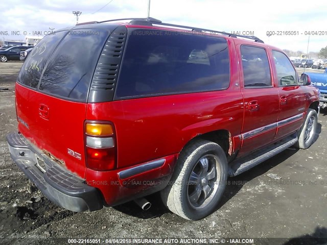 1GKEC16Z22J147107 - 2002 GMC YUKON XL C1500 RED photo 4