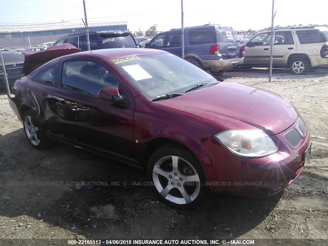 1G2AN15B877253806 - 2007 PONTIAC G5 GT RED photo 1