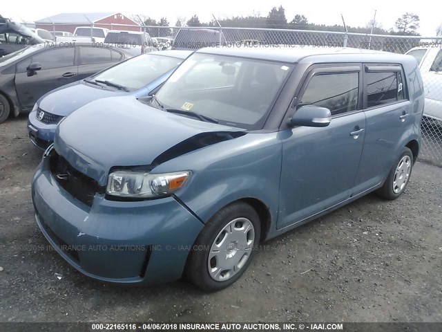 JTLKE50E091067261 - 2009 TOYOTA SCION XB Mavi foto 2