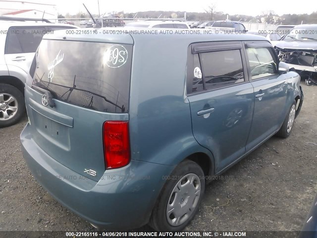 JTLKE50E091067261 - 2009 TOYOTA SCION XB Mavi foto 4