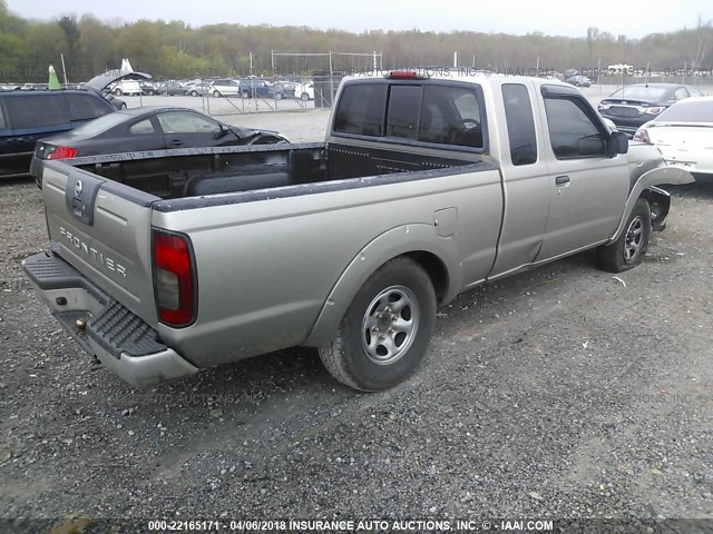 1N6DD26T23C403996 - 2003 NISSAN FRONTIER KING CAB XE BEIGE photo 4