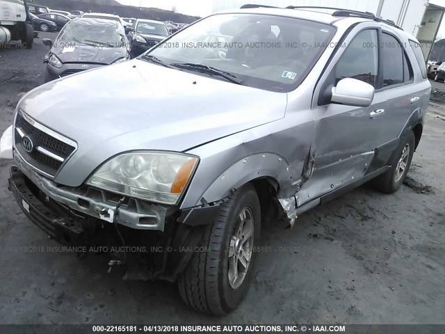 KNDJC733435057075 - 2003 KIA SORENTO EX/LX GRAY photo 6