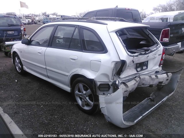 JM1BJ245731218670 - 2003 MAZDA PROTEGE PR5 WHITE photo 3