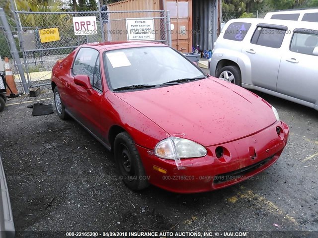 JHMEG1247RS004022 - 1994 HONDA CIVIC DEL SOL S RED photo 1