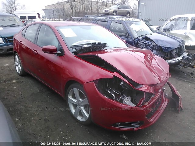 1C3CDFEB8FD146327 - 2015 DODGE DART GT RED photo 1