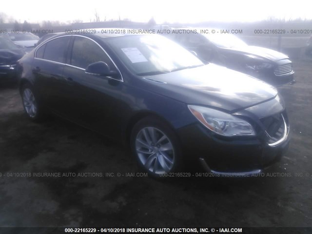 2G4GK5EX7E9321280 - 2014 BUICK REGAL GRAY photo 1