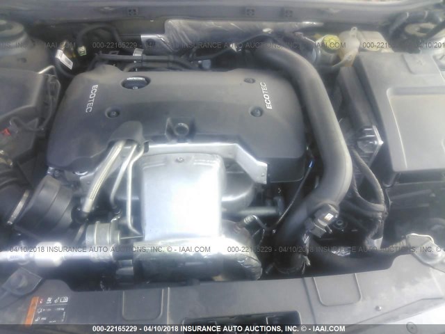 2G4GK5EX7E9321280 - 2014 BUICK REGAL GRAY photo 10