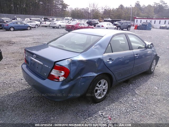 4T1BF32K44U568284 - 2004 TOYOTA CAMRY LE/XLE/SE 蓝色 照片 4
