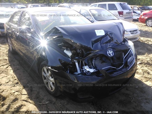 4T1BF3EKXAU019485 - 2010 TOYOTA CAMRY SE/LE/XLE BLACK photo 1