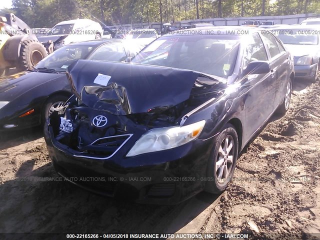 4T1BF3EKXAU019485 - 2010 TOYOTA CAMRY SE/LE/XLE BLACK photo 2
