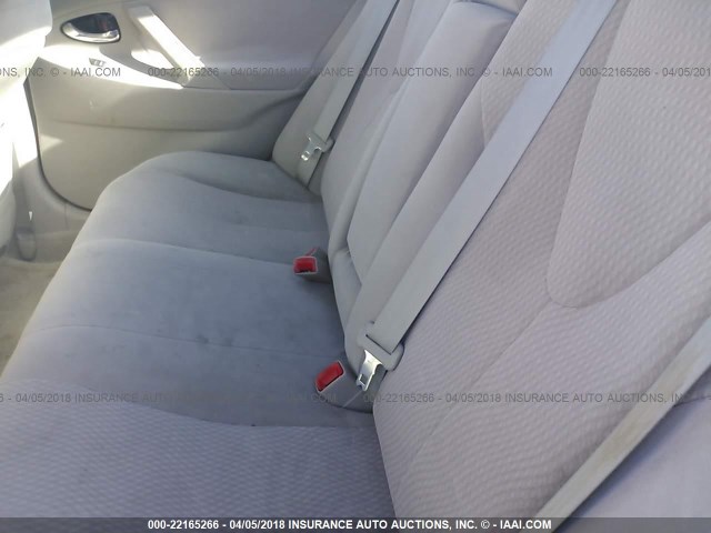 4T1BF3EKXAU019485 - 2010 TOYOTA CAMRY SE/LE/XLE BLACK photo 8