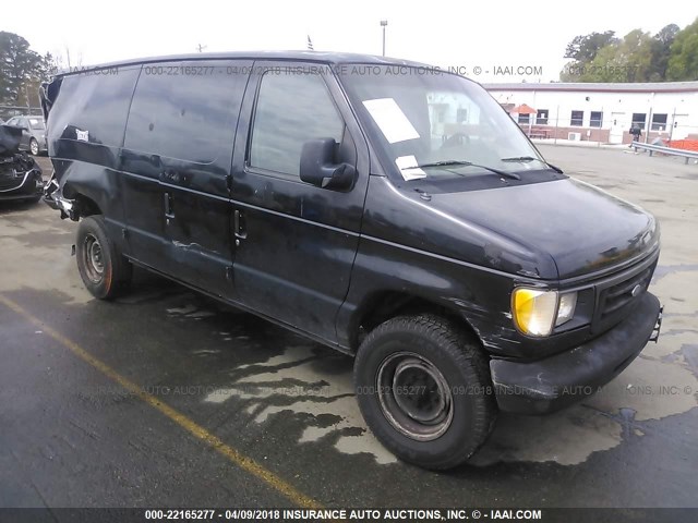 1FTSS34L94HA30615 - 2004 FORD ECONOLINE E350 SUPER DUTY VAN BLACK photo 1