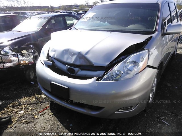 5TDZA22C06S451829 - 2006 TOYOTA SIENNA XLE/XLE LIMITED SILVER photo 6